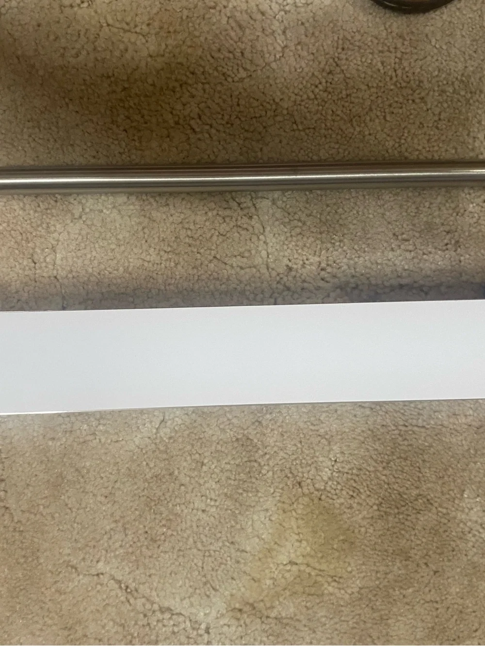Stainless Steel self adhesive Wall-Mount Paper Towel Holder - Silver
